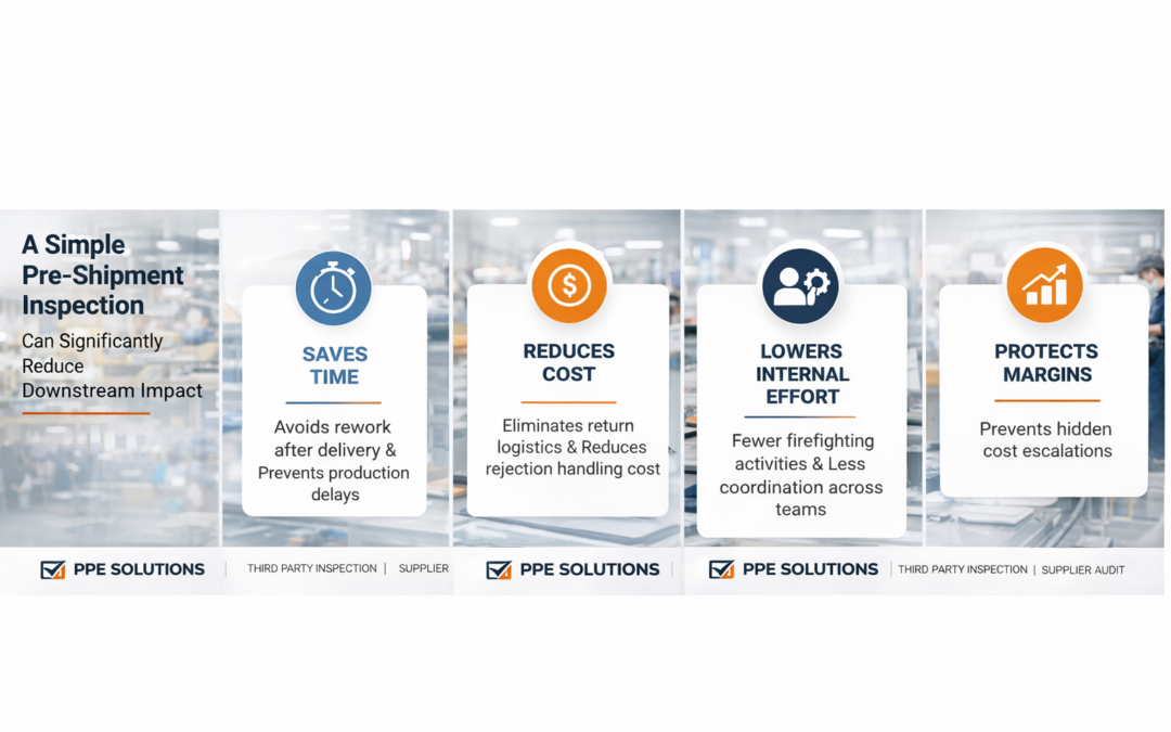 Why a Simple Pre-Shipment Inspection Can Prevent Major Downstream Losses